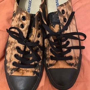Black tie dye men’s shoes size 10